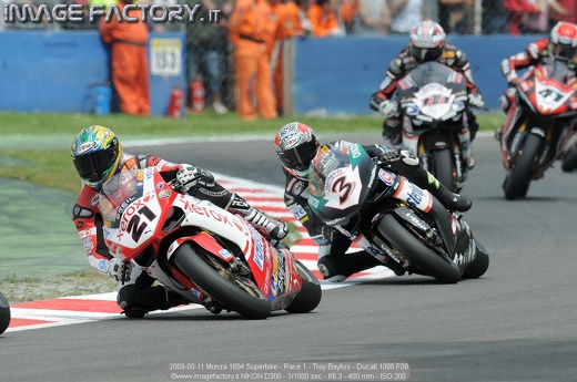 2008-05-11 Monza 1604 Superbike - Race 1 - Troy Bayliss - Ducati 1098 F08